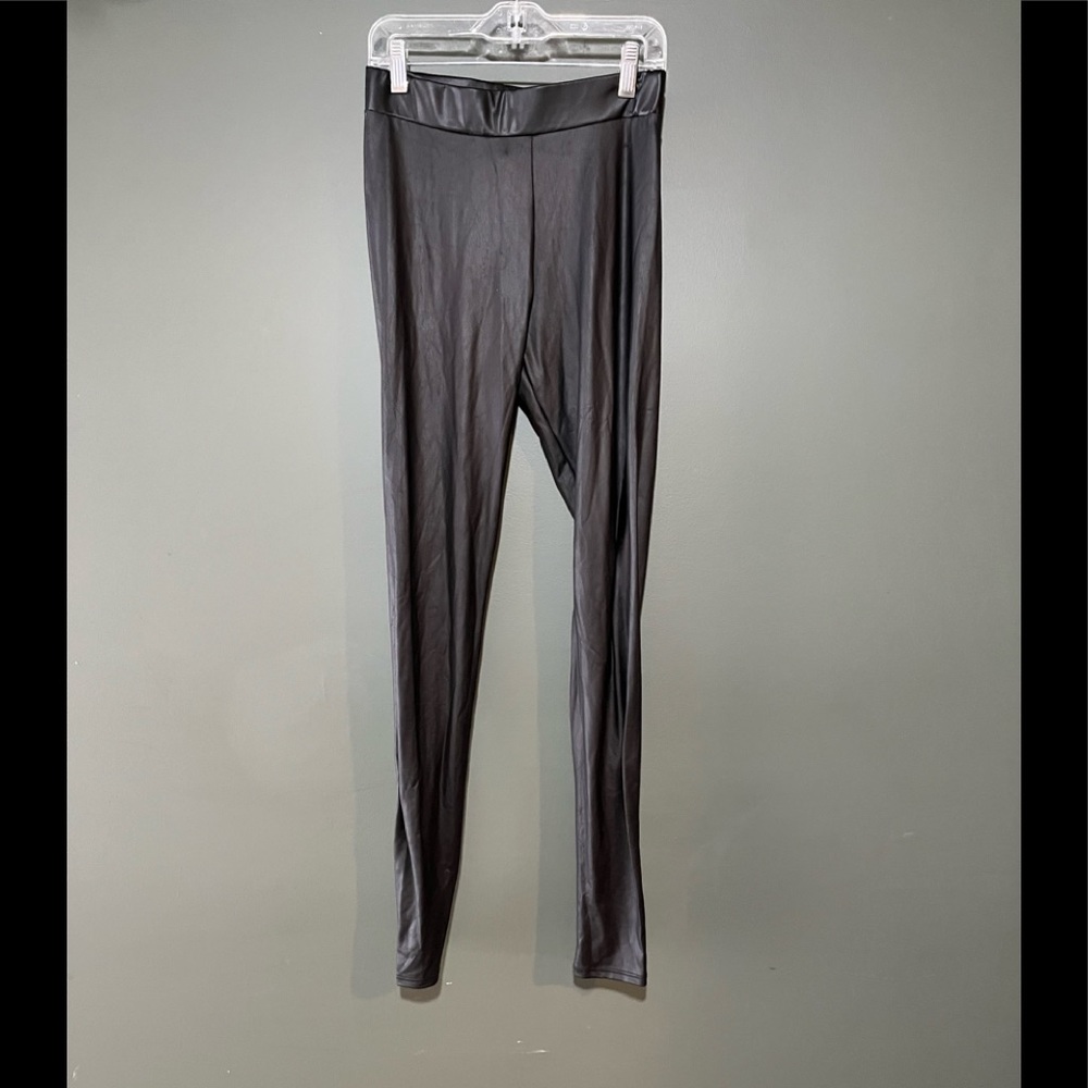 Faux Leather Leaggings